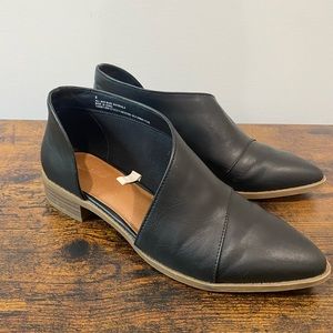 UNIVERSAL THREAD SHOES | Wenda Black Cut Out Booties, Size 8